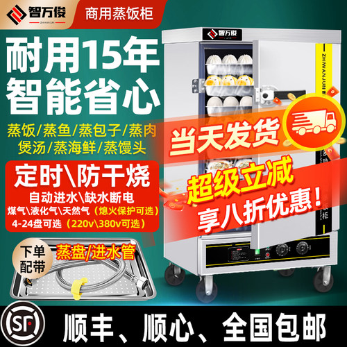 蒸饭柜商用大小型电蒸箱燃气蒸车
