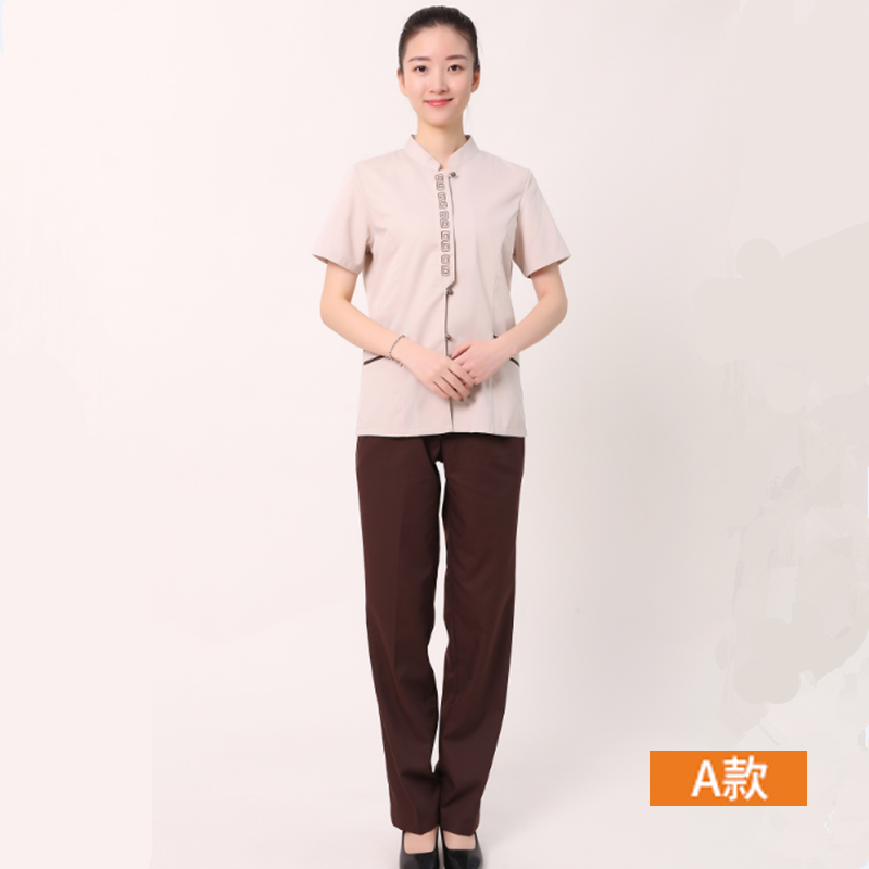 保洁工作服短袖夏装女酒店宾馆客房扫楼层家政物业清洁阿姨PA制服