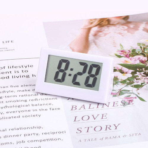 桌面时钟创意摆台式静音电子表