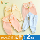 魔术贴加绒加厚开裆裤 婴儿保暖裤 子 12个月男女宝宝长裤 秋冬款