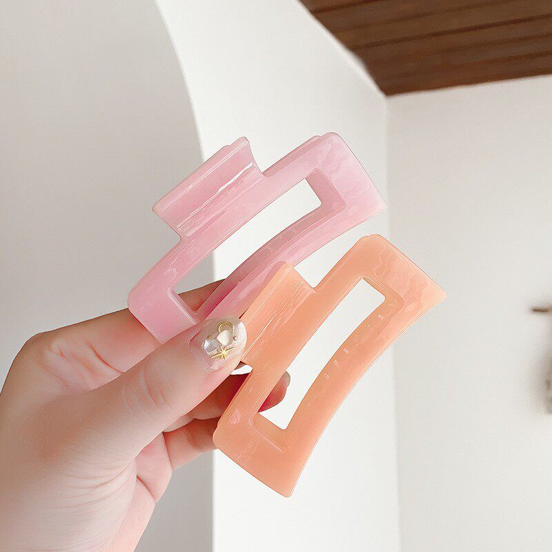 发夹女后脑勺抓夹鲨鱼夹发卡