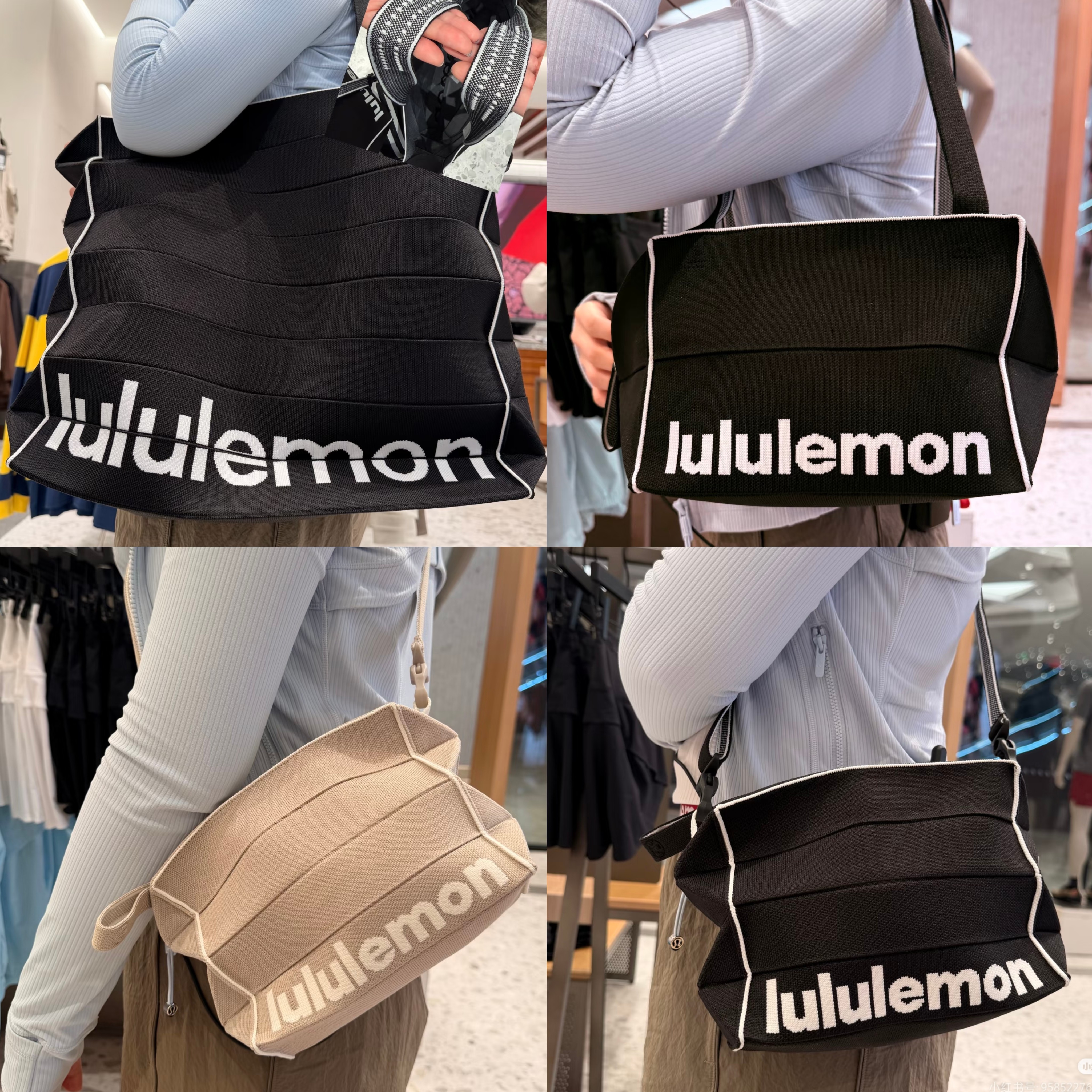 lululemon直邮 Fold It Hold It 风琴折叠斜挎托特包图片