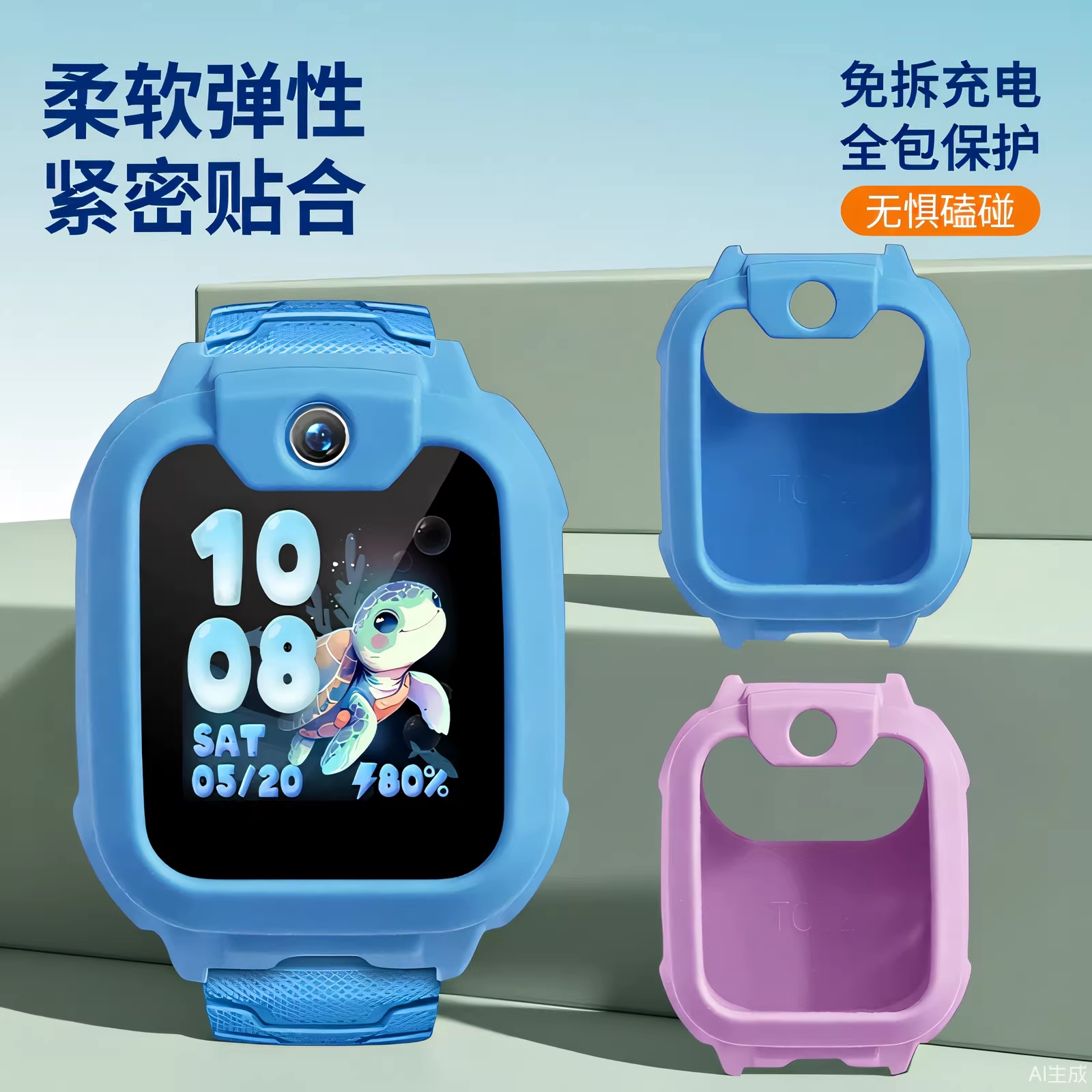 适用小天才Q3A手表保护壳图片