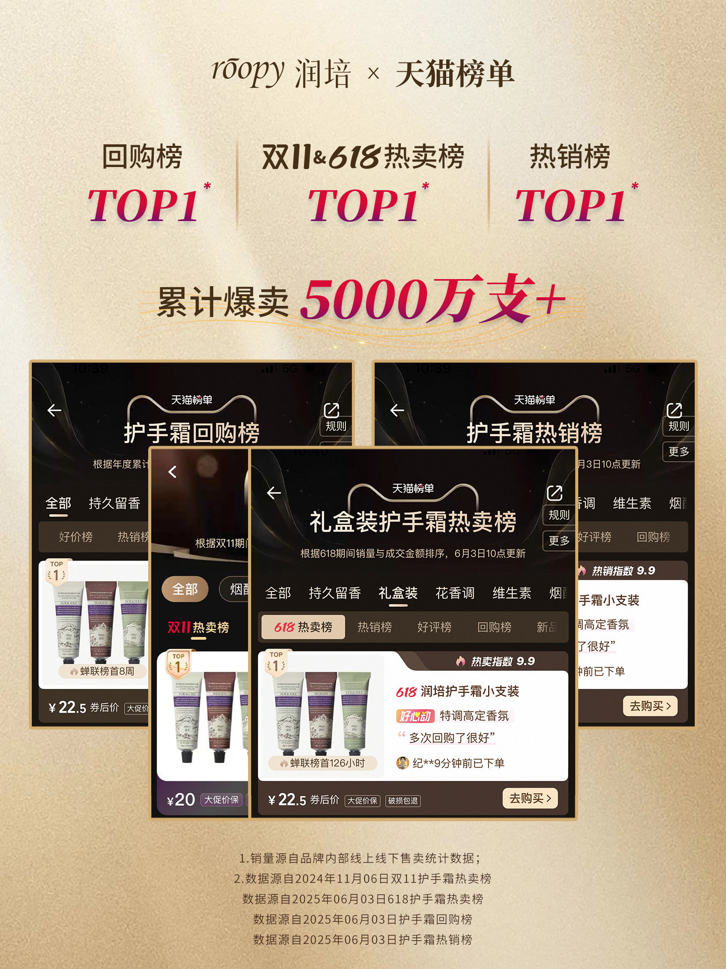 Roopy Moisturizing Hand Cream Hydrating Formula - Product image 3