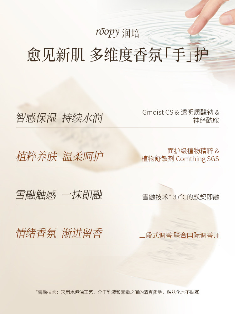 Roopy Moisturizing Hand Cream Hydrating Formula - Product image 5