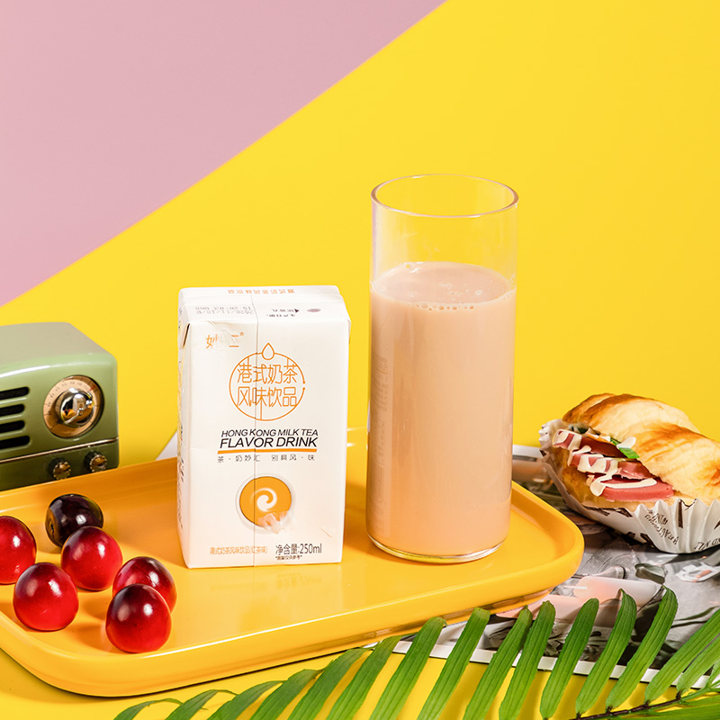 妙汇 网红港式风味奶茶饮品好喝便携式饮品 250ml*10盒整箱