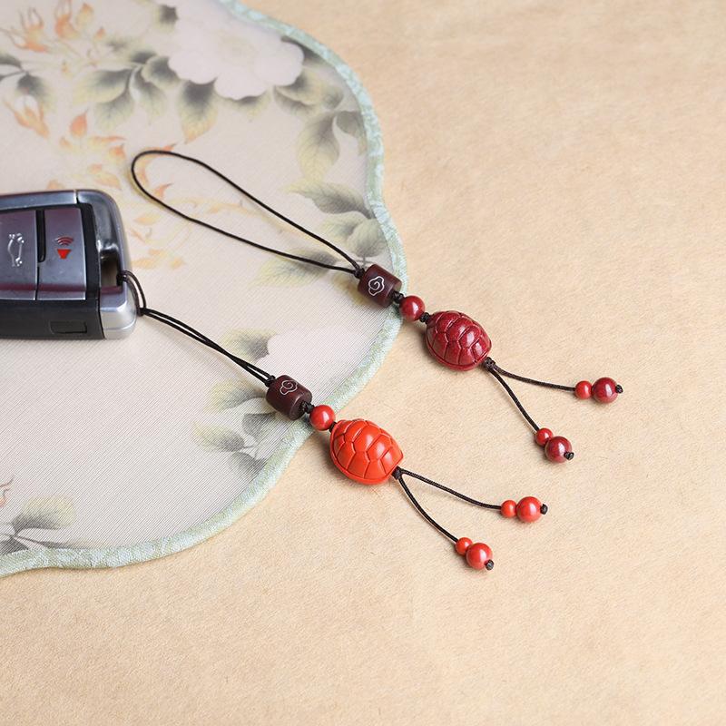 招财貔貅吊坠紫晶砂福字手机链挂件2025年新款朱砂葫芦汽车钥匙扣