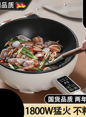 德国进口多功能蒸煮煎炒电热火锅