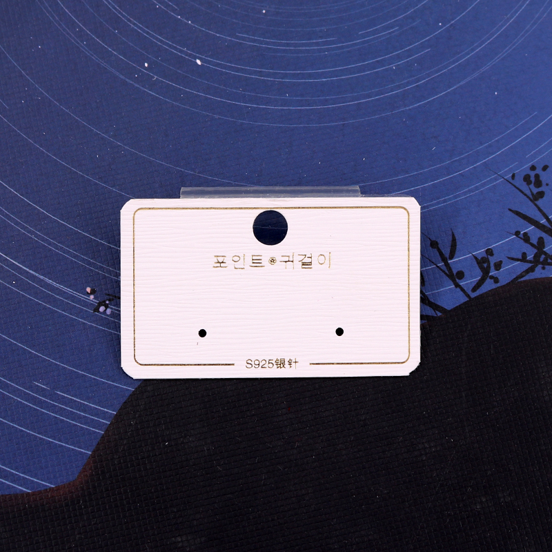 pvc贴纸韩版卡片挂钩高档耳环