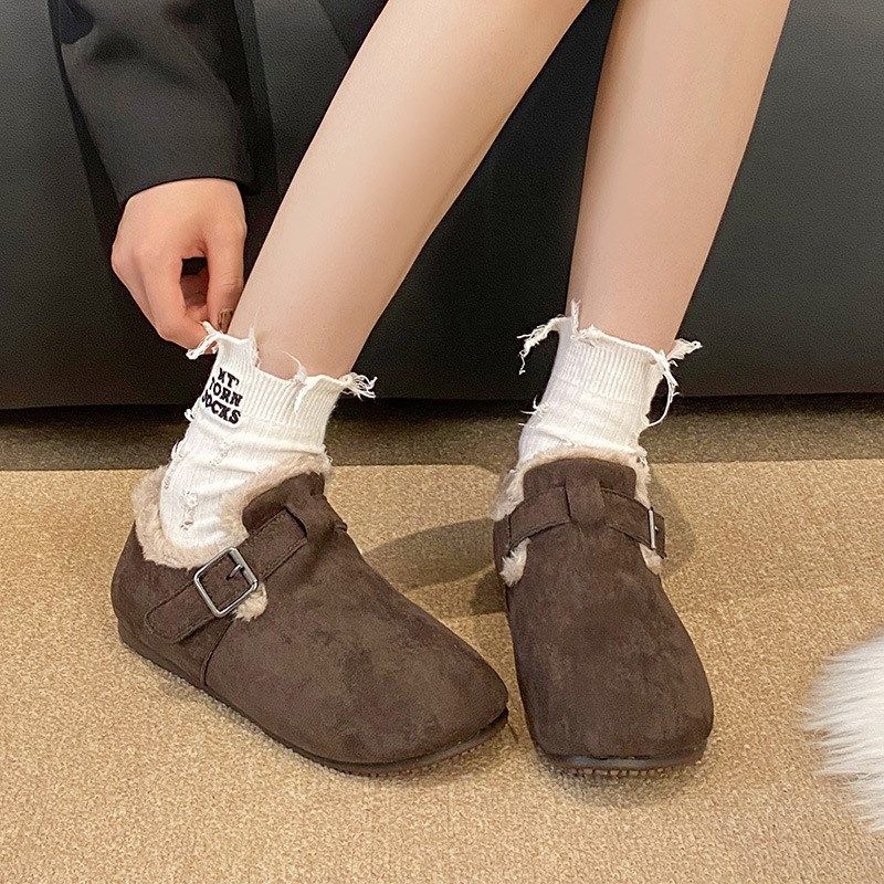 棉鞋外穿豆豆鞋毛毛鞋女保暖秋冬季一脚蹬厚底加厚加绒新款年,居家布艺,居家棉拖/棉鞋,淘宝优惠券,粉丝福利购,淘宝优惠卷