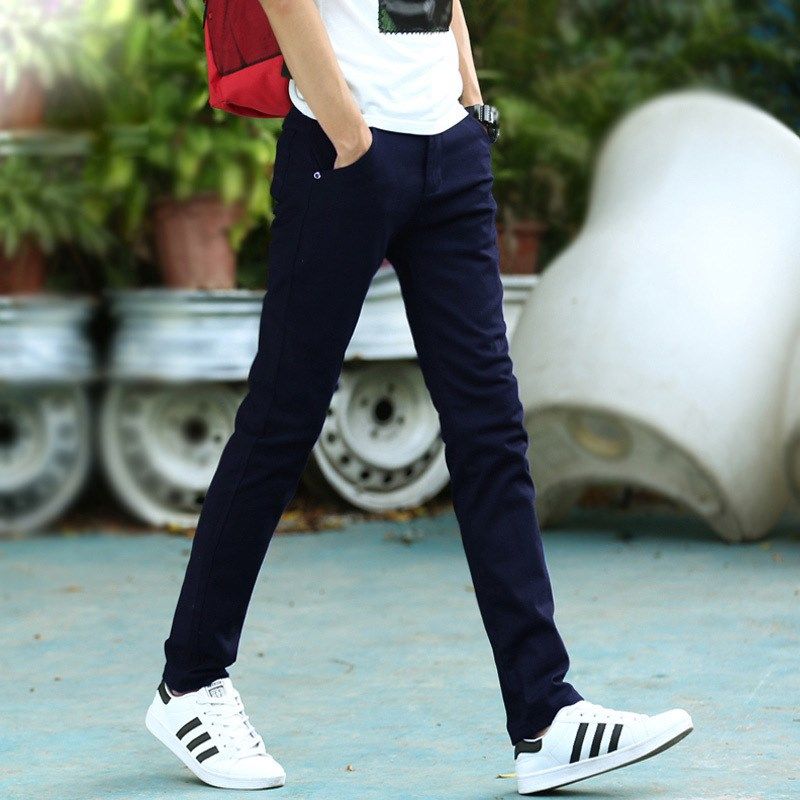 弹力男裤春夏小脚裤青年男士休闲裤男直筒修身百搭男生长裤,男装,休闲裤,淘宝优惠券,粉丝福利购,淘宝优惠卷