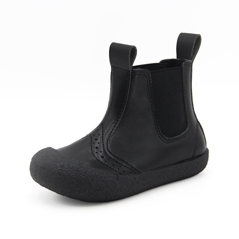 ts儿童冬季短靴男童加绒皮靴女童马丁靴宝宝二棉靴1323