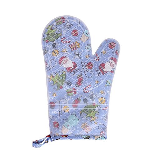 厂家直销加棉硅胶隔热防烫手套厨房用品烘焙工具微波炉烤箱手套