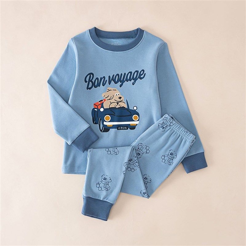儿童睡衣套装秋冬季保暖纯棉女童秋衣秋裤韩版卡通磨毛男童家居服,童装/婴儿装/亲子装,家居服套装,淘宝优惠券,粉丝福利购,淘宝优惠卷