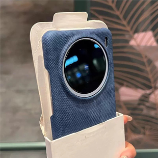 适用vivox200Pro手机壳牛仔布纹x100新款mini耐脏s19简约s20防摔ultra男女外壳vivo半包保护套iQOO13防指纹12