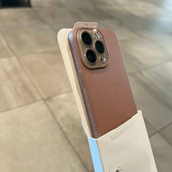 ins奶茶色适用苹果16手机壳iPhone14pro荔枝纹防指纹新款13promax简约12情侣15磨砂女14plus防摔素皮保护套硬,3C数码配件,手机保护套/壳,淘宝优惠券,粉丝福利购,淘宝优惠卷