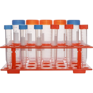 多孔径离心管架塑料多功能50孔10/20大孔18/30小孔放5/7/10ml连盖可拆卸组装15/50ml螺口圆底尖底平底实验用