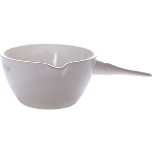 实验室陶瓷带柄蒸发皿 柄皿30 50 70 100 125 150 200 250 300ml实验耗材