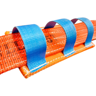 扁平吊带吊装带保护套防割耐磨起重吊带护套钢圈钢板起重吊带护垫