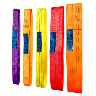 钢管吊带扁平环形吊装带起重吊车吊绳双扣O型圆圈柔性尼龙布吊带