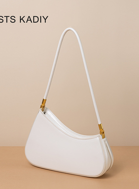 COSTS KADIY真皮手提女包2025新款小众单肩法棍包高级感腋下包包