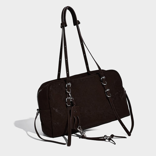 小众设计复古磨砂枕头包时尚腋下包2025新款高级感单肩包跨境女包