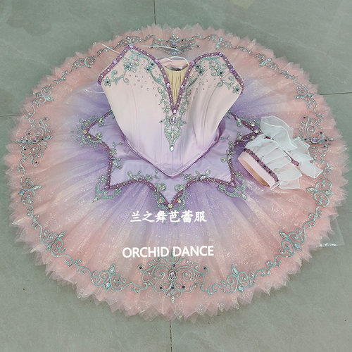 兰之舞紫丁香芭蕾tutu演出服