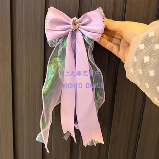 兰之舞艾斯米拉达唐吉可德变奏头饰百搭饰品比赛演出侧边花朵发饰