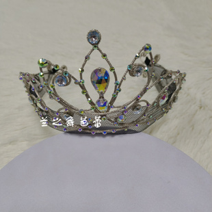 兰之舞芭蕾头饰皇冠通用款睡美人银仙子多种变奏手工定制比赛头饰