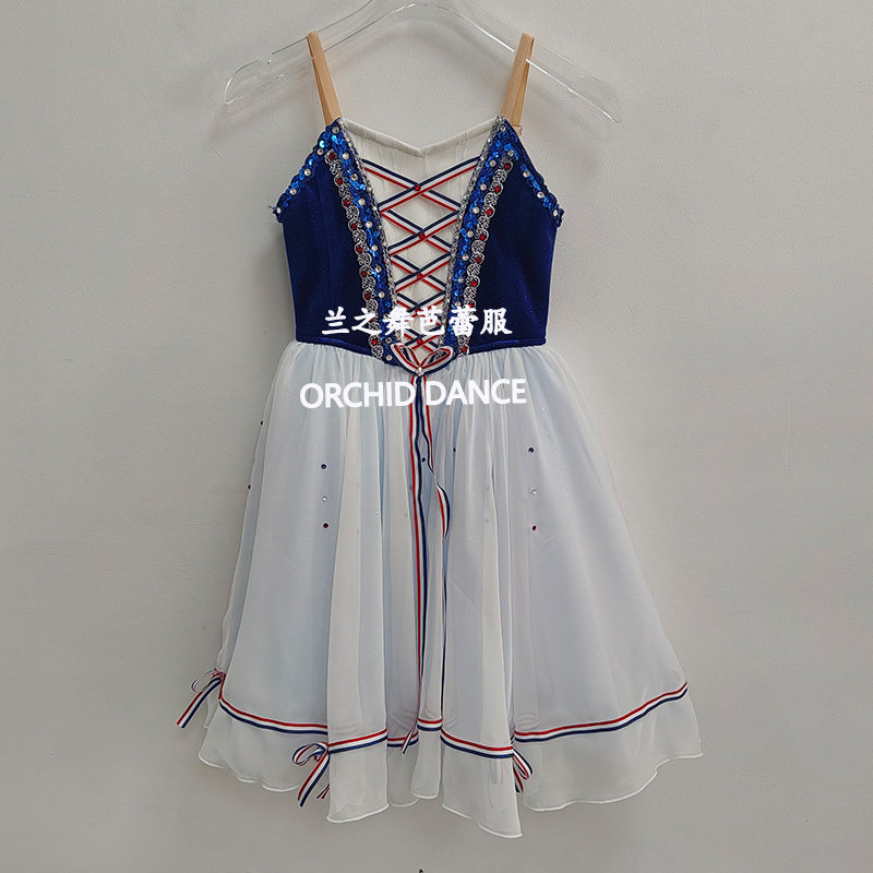 兰之舞巴黎火焰芭蕾演出服定制服