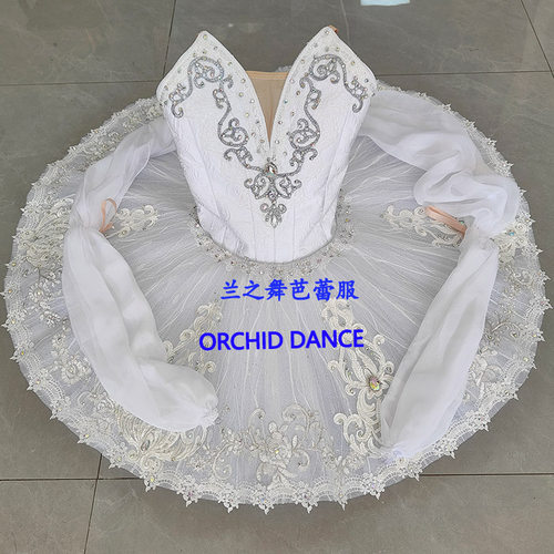 兰之舞银仙子女变奏芭蕾演出裙