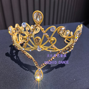 兰之舞芭蕾头饰睡美人帕基塔银仙子变奏芭蕾配件头饰头冠手工定制