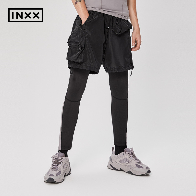 inxx sports2025年夏原创风潮牌休闲工装短裤男纯色运动风多口袋,男装,短裤,淘宝优惠券,粉丝福利购,淘宝优惠卷