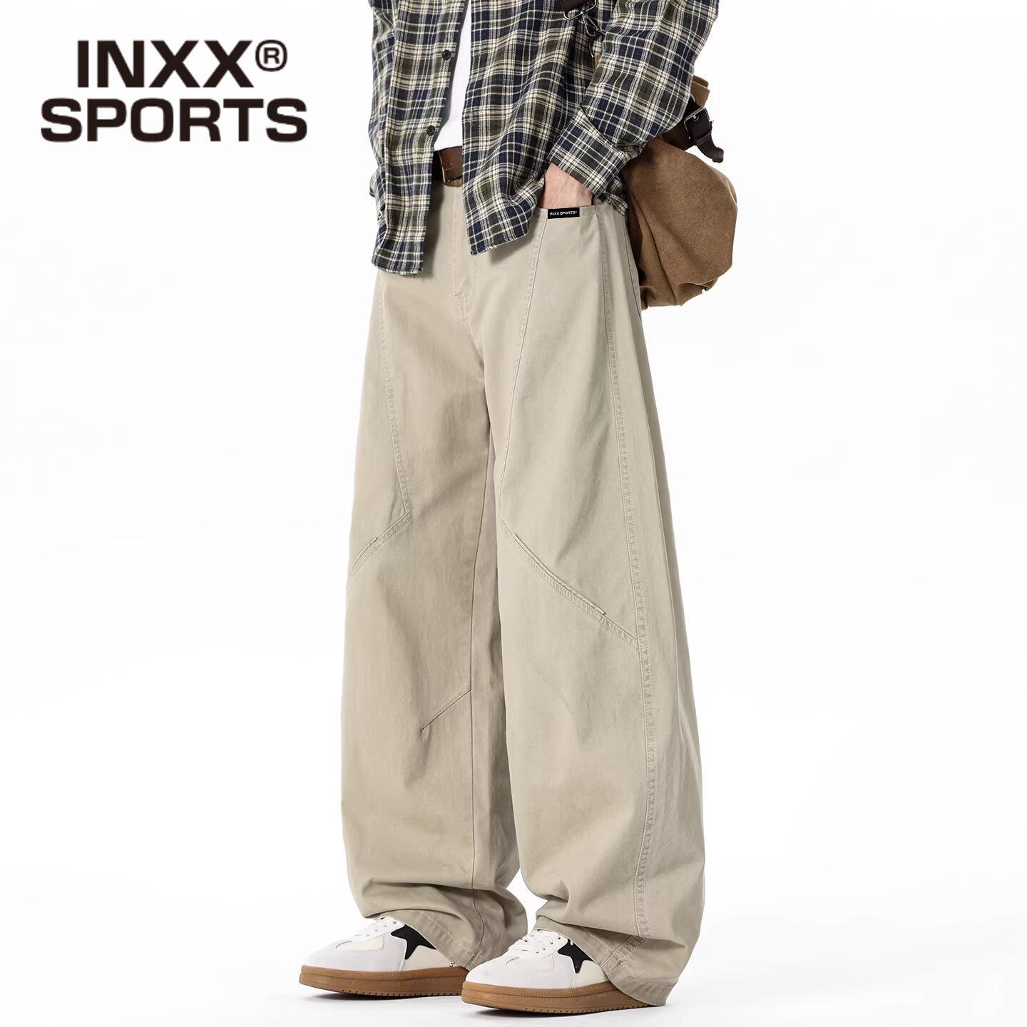 INXX SPORTS美式复古工装裤男士夏季直筒运动休闲百搭直筒长裤子