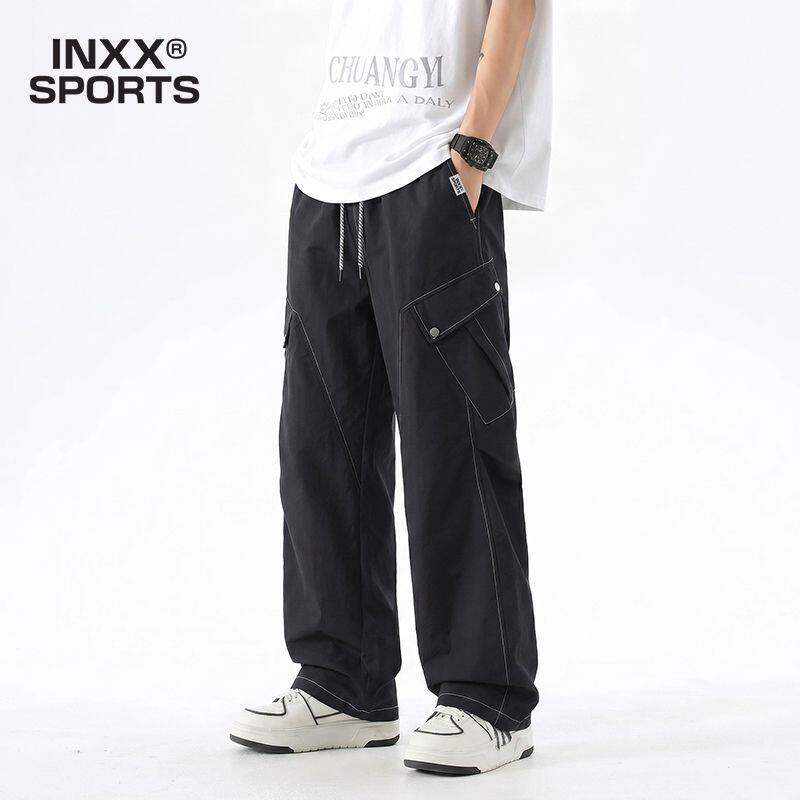 INXX SPORTS日系宽松直筒裤夏季新款男生休闲复古百搭潮流长裤子