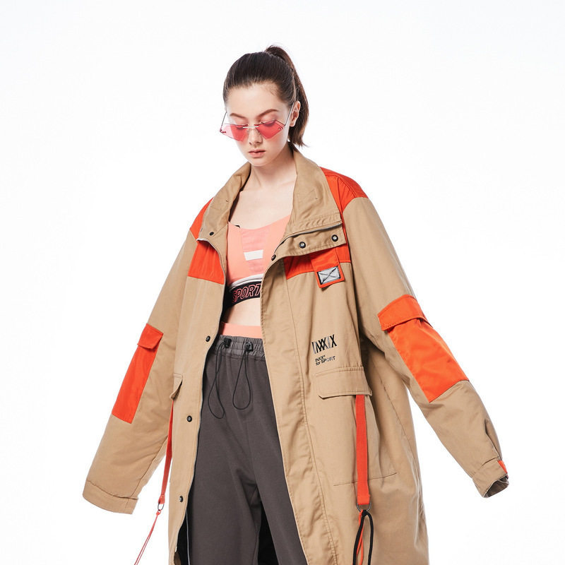 inxx sports2025年冬季原创潮牌工装贴袋装饰织带设计长棉服,男装,棉衣,淘宝优惠券,粉丝福利购,淘宝优惠卷