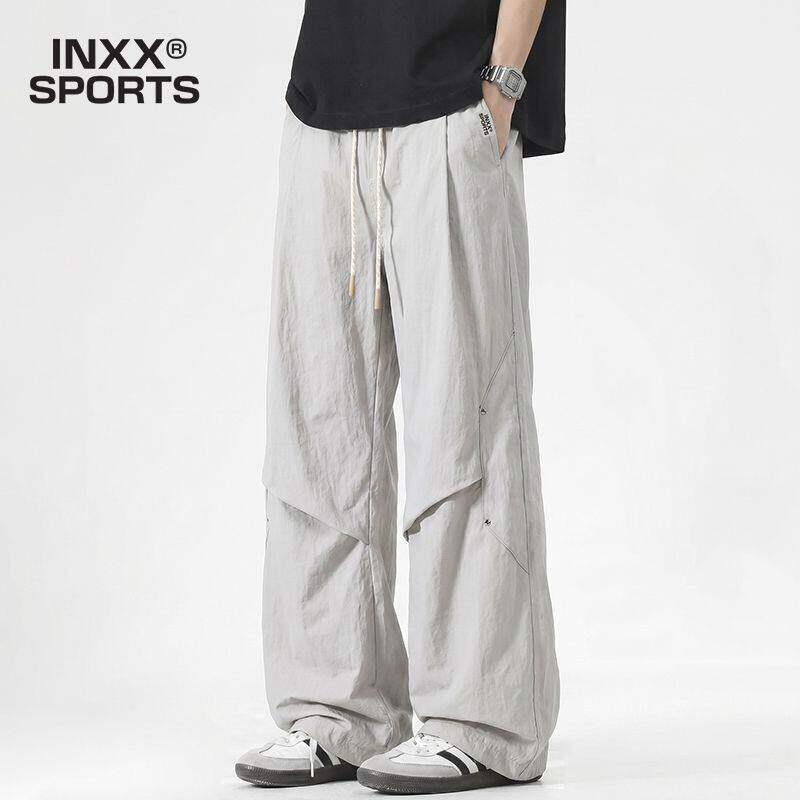INXX SPORTS美式高街潮流运动卫裤男宽松直筒百搭休闲垂感长裤子
