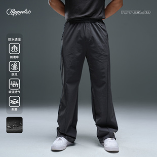 撕裂组织秋微喇直筒三防裤3.0显高廓形防泼水防风耐磨百搭休闲裤