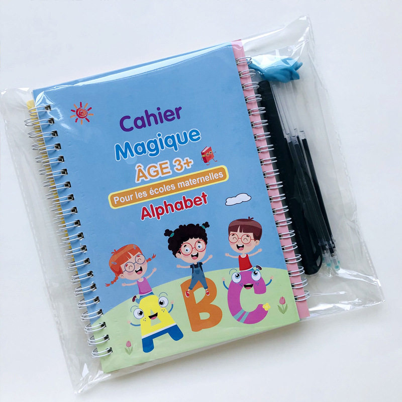 孤独自闭症儿童训练康复玩具魔法可消凹槽英文练字精细动作教具儿