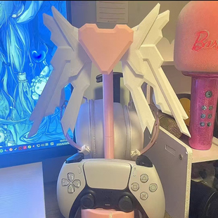 无畏契约少女电竞房耳机支架3D打印反恐精英游戏头戴耳机支架现货