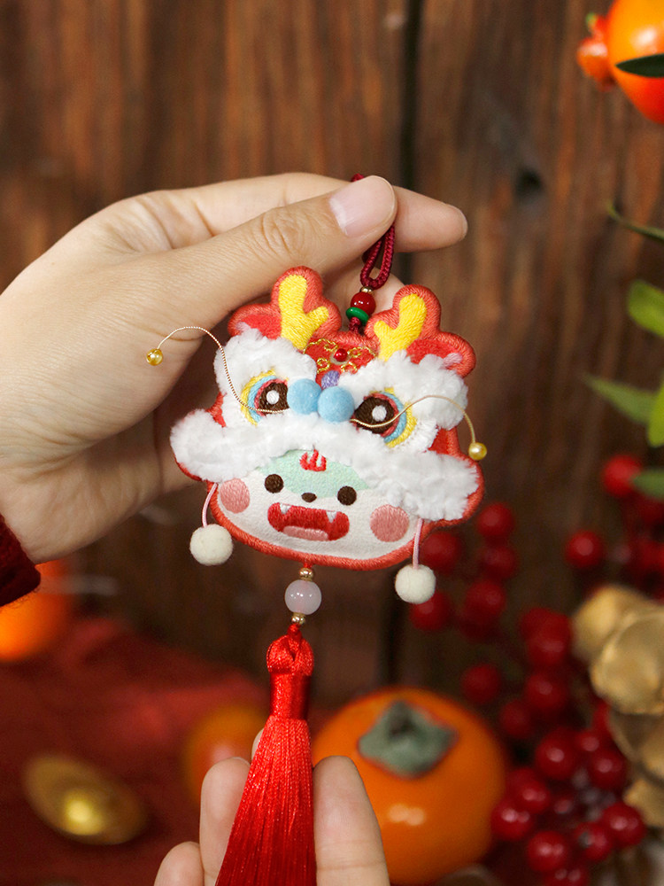 수 놓은 수제 DIY 평화의 매력 재료 패키지 쑥 할로윈 사자 각성 조디악 수 놓은 지갑 향 주머니 선물
