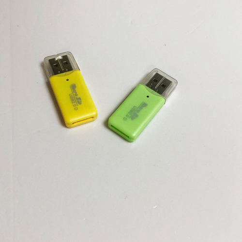 厂家直销冰爽读卡器高速USB2.0适用microSD/TF卡手机车载电脑相机