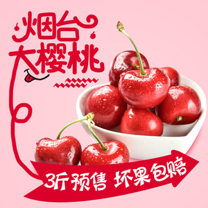 45.9元包邮  吕大个  烟台大樱桃3斤装