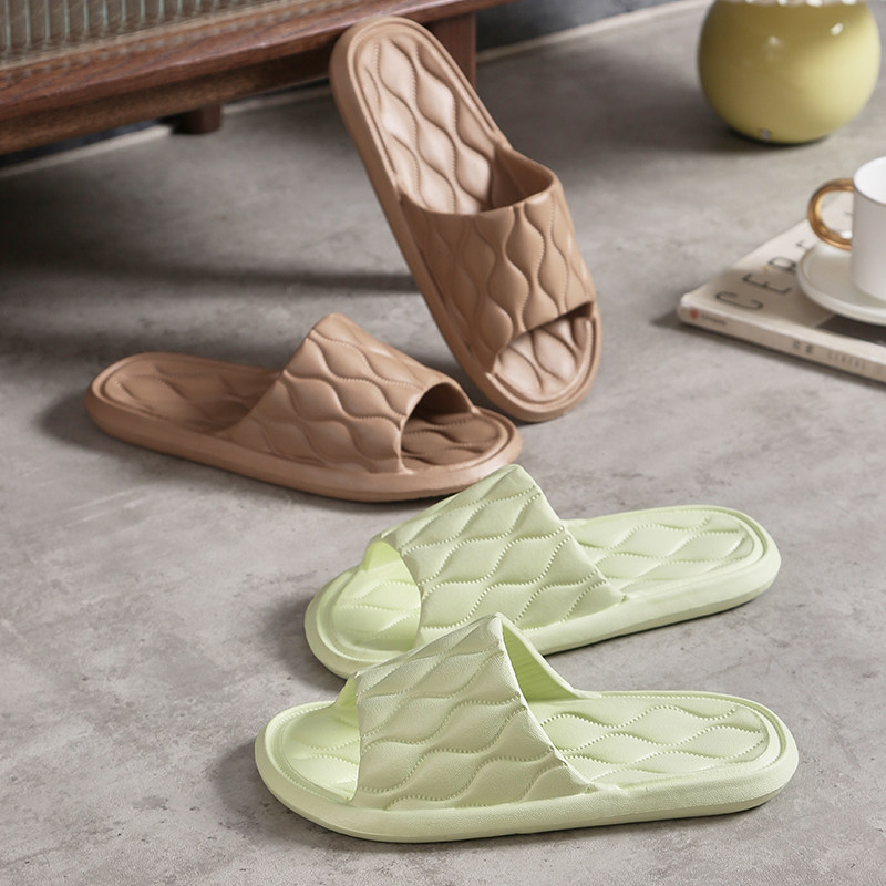 简约室内凉拖鞋女情侣洗澡防滑浴室夏季踩屎感居家用轻便拖鞋男款