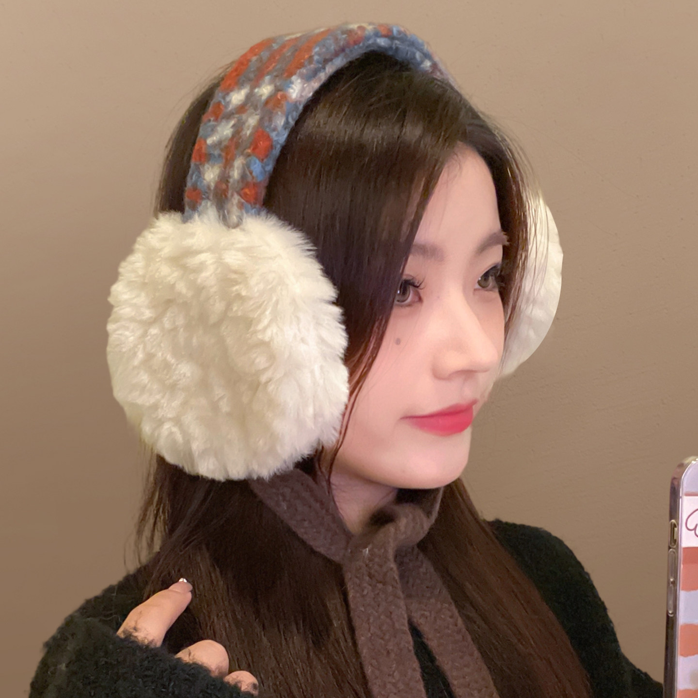 可爱毛绒耳罩女冬季保暖骑行防风耳套羊羔绒护耳系带耳包耳捂子,服饰配件/皮带/帽子/围巾,耳套,淘宝优惠券,粉丝福利购,淘宝优惠卷