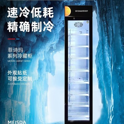 商用冷藏柜饮料展示柜小型商用展示冰箱超市商用冰箱立式冷冻柜