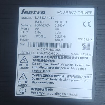 议价Leetro伺服驱动器LASDA1012LASDA1008LASDA1010