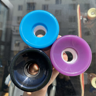 滑板轮子6551mm陆地冲浪板刷街高弹长板小鱼板轮子Yow陆冲可用轮