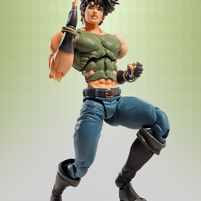 全新SHF 乔瑟夫 乔斯达 二乔 JOJO的奇妙冒险 战斗潮流可动手办
