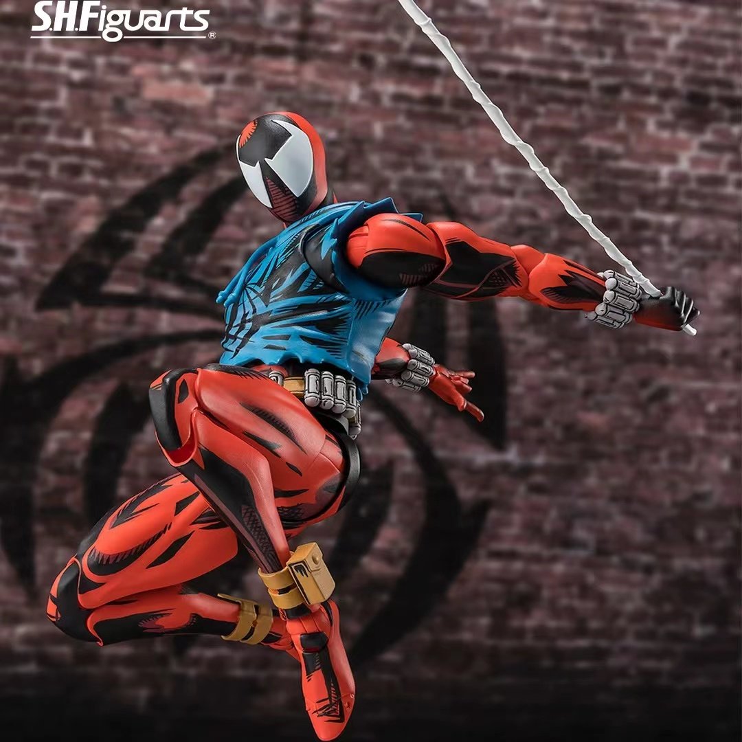 正版 SHF 猩红蜘蛛 莱利 蜘蛛侠纵横宇宙 电影 关节可动手办现货